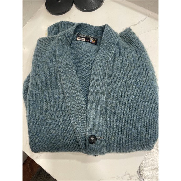 Vintage 1950s M Manhattan Mohair Blend Cardigan Sweater USA HTF Prop Classic - Picture 10 of 11